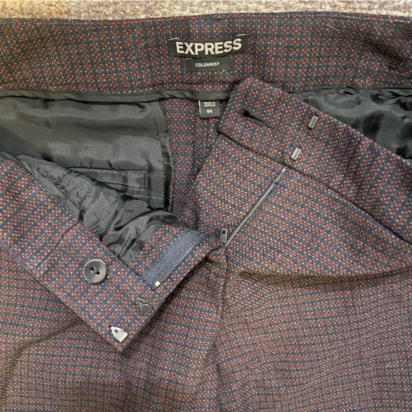 EXPRESS Columnist Dress Pant in Mixed Fabric Blend - Picture 4 of 6